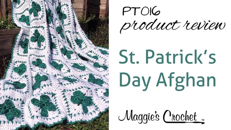St. Patrick's Day Afghan Crochet Pattern Product Review PT016