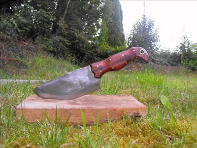 The BESERKER!! A Spring Steel Bush Craft Blade