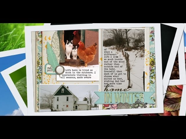TLS007: How to Make a Scrapbook Page | Finding Your Story