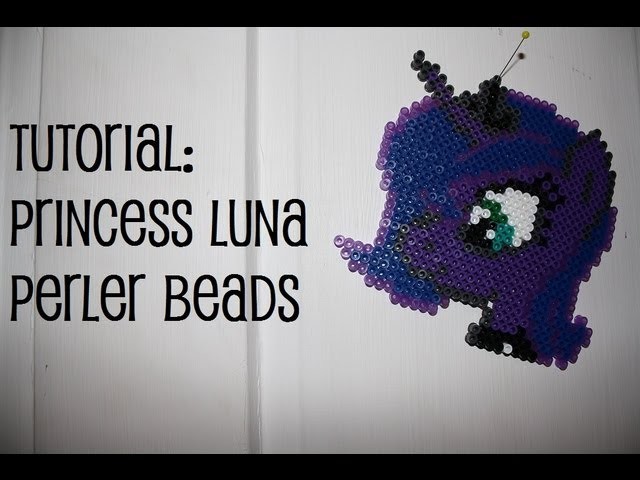 TUTORIAL: Princess Luna Perler Beads DIY