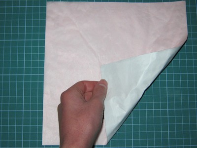 Tutorial: two colours origami paper (tissue paper)