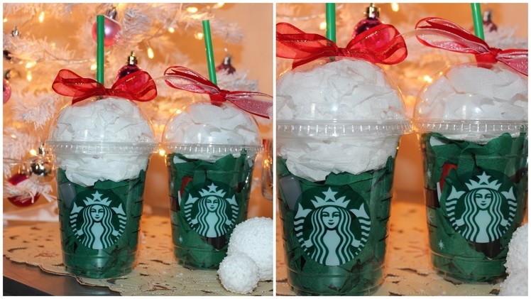 12 DIYs of Christmas : Gift Wrap using Starbucks cups