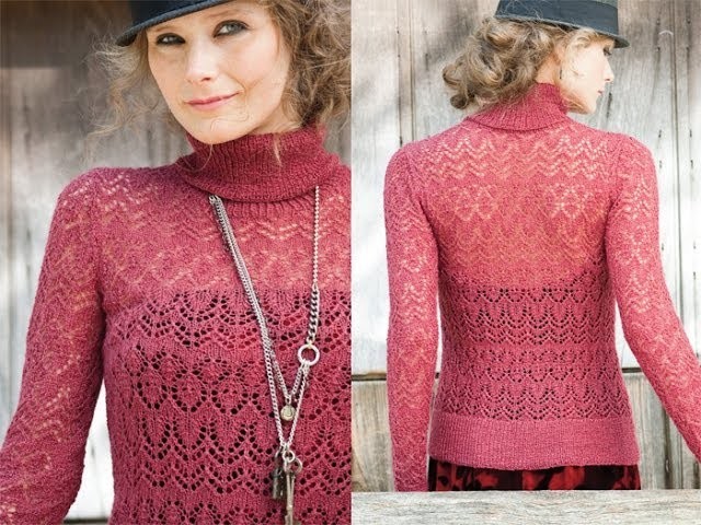 #15 Lace Turtleneck, Vogue Knitting Fall 2010