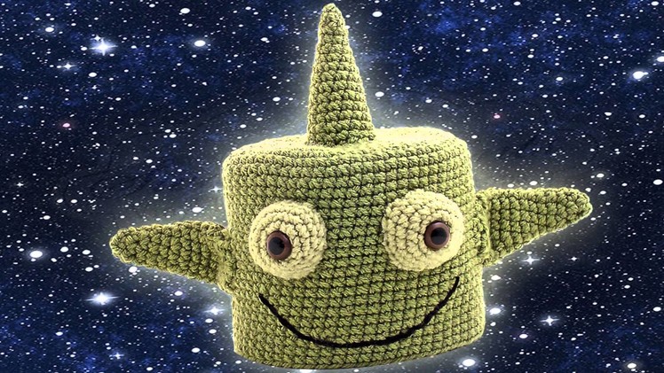 Alien ~ Amigurumi Crocheted Toilet Paper Cover