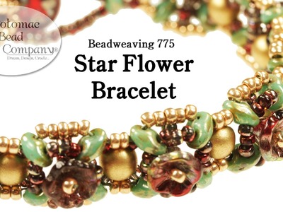 Beadweaving: Star Flower Bracelet
