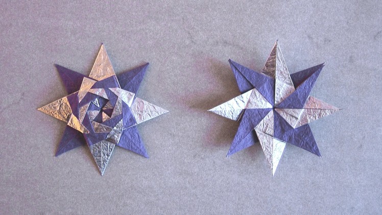 Christmas Origami Instructions: Braided Star (Maria Sinayskaya)