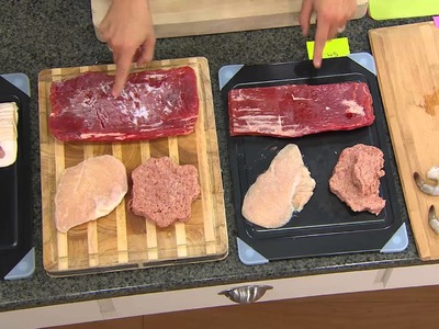 CooksEssentials Aluminum Defrosting Board with 3 Cutting Mats with Mary Beth Roe