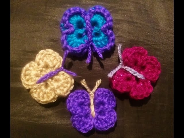 Crochet 3D Butterfly Kisses by YarnWars