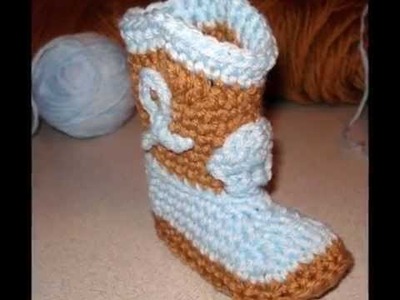 Crochet Cowboy Boots