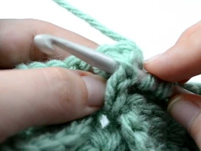 Crochet Lessons - How to work the Crocodile Stitch - Part 6