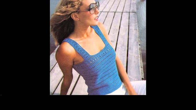 Crochet tank top patterns