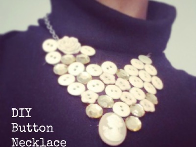 DIY Button Necklace