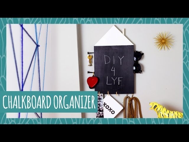 DIY Chalkboard Organizer- HGTV Handmade