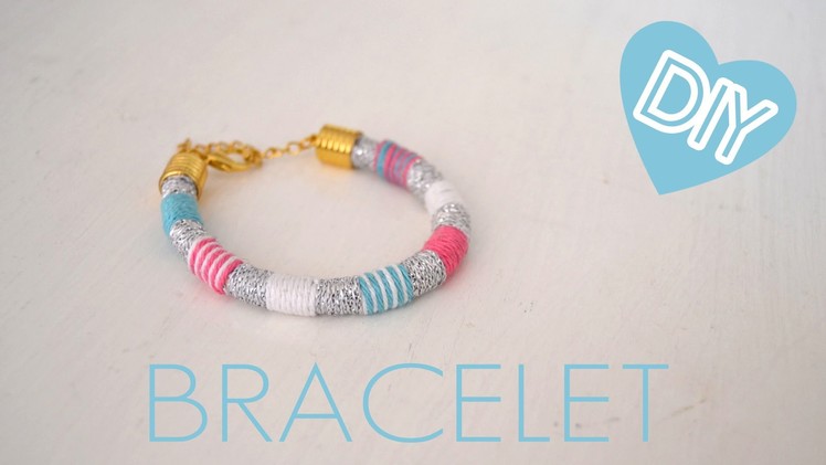 ♥ DIY Friendship Bracelet  | quick & easy | how to | tutorial