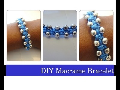 DIY Macrame Bracelet. Beaded Stackable Bracelets Arm Candy
