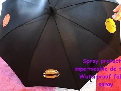 DIY Painted Umbrella - Manualidades: Paraguas pintado