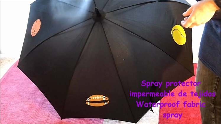 DIY Painted Umbrella - Manualidades: Paraguas pintado