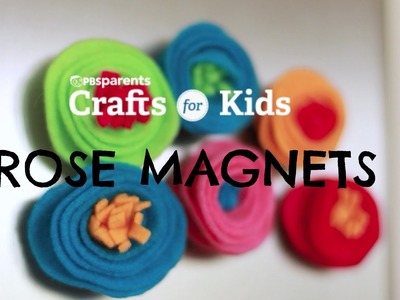 DIY Rose Magnets  | Crafts for Kids | PBS Parents