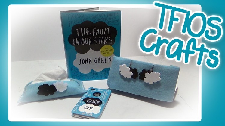 DIY The Fault in Our Stars Tissue Pack, Phone Case, and Earrings!