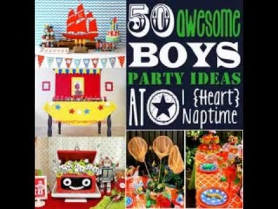Easy DIY Birthday party decoration ideas for boys