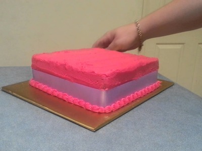 Easy DIY Cake Decor : Glitter princess cake
