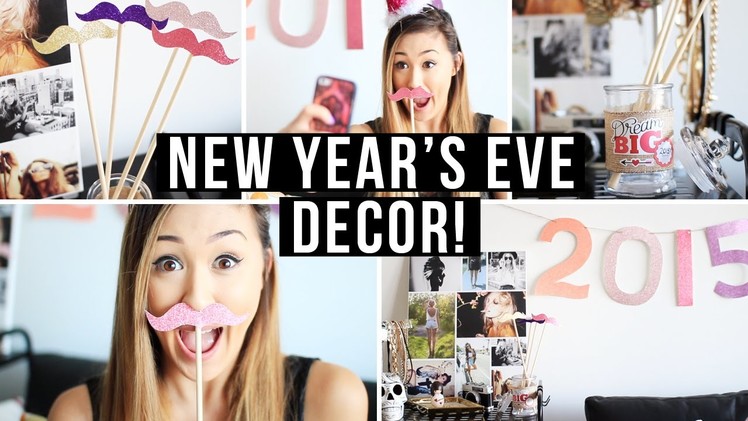 Easy DIY New Year's Eve Party Room Decor & Accessories! | LaurDIY