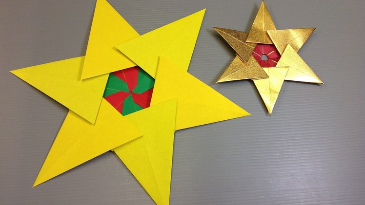 Easy Origami Christmas Tree Star