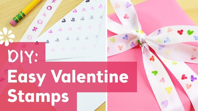 Easy Valentine Stamps : Valentine's Day DIY