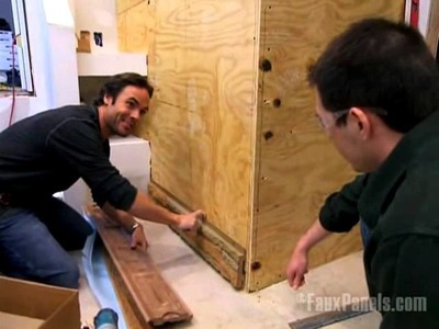 Faux Stone Wall Built by Money Hunters | DIY Network