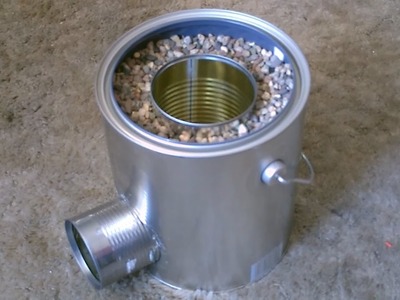 Homemade TIN CAN Rocket Stove - DIY Rocket Stove - Awesome Stove! - EASY instructions!