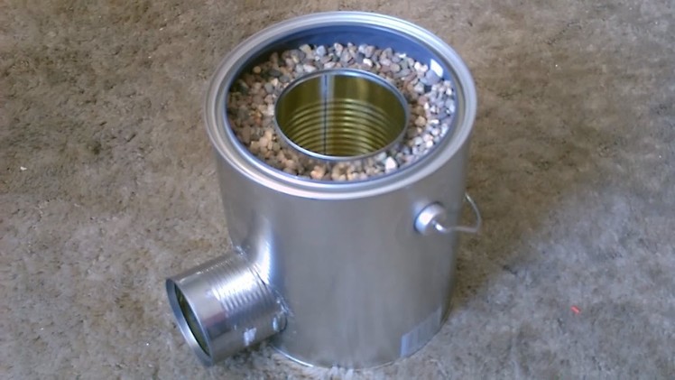 Homemade TIN CAN Rocket Stove - DIY Rocket Stove - Awesome Stove! - EASY instructions!