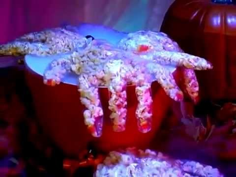 Horr-edible Hands Popcorn Treat | Halloween | Babble