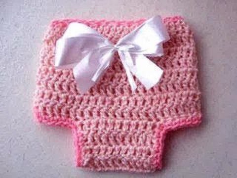 How to Crochet a DIAPER COVER newborn to 3 months, crochet, diy, how to, youtube video
