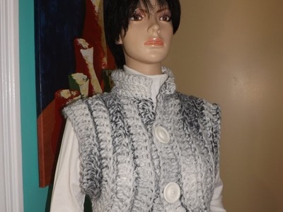 How To Crochet A Very Easy  Vest,