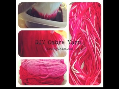 How to Dye a Skein of Yarn || DIY Project