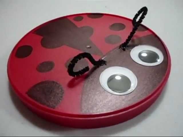 How to make a ladybug toy from a lid - EP