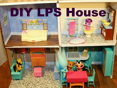 How to Make a Littlest Pet Shop Doll House | DIY | HTM | Easy Step by Step Tutorial