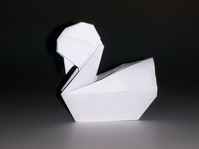 How to make a simple origami duck