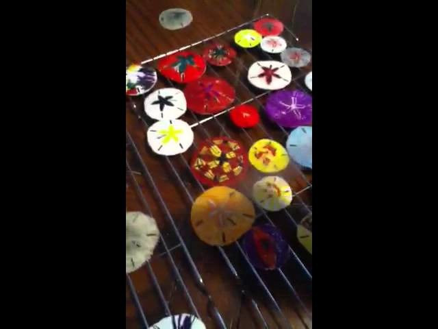 How to make christmas ornaments from sand dollar kids craft