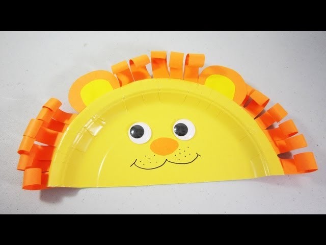 How to make paper plate lion - EP