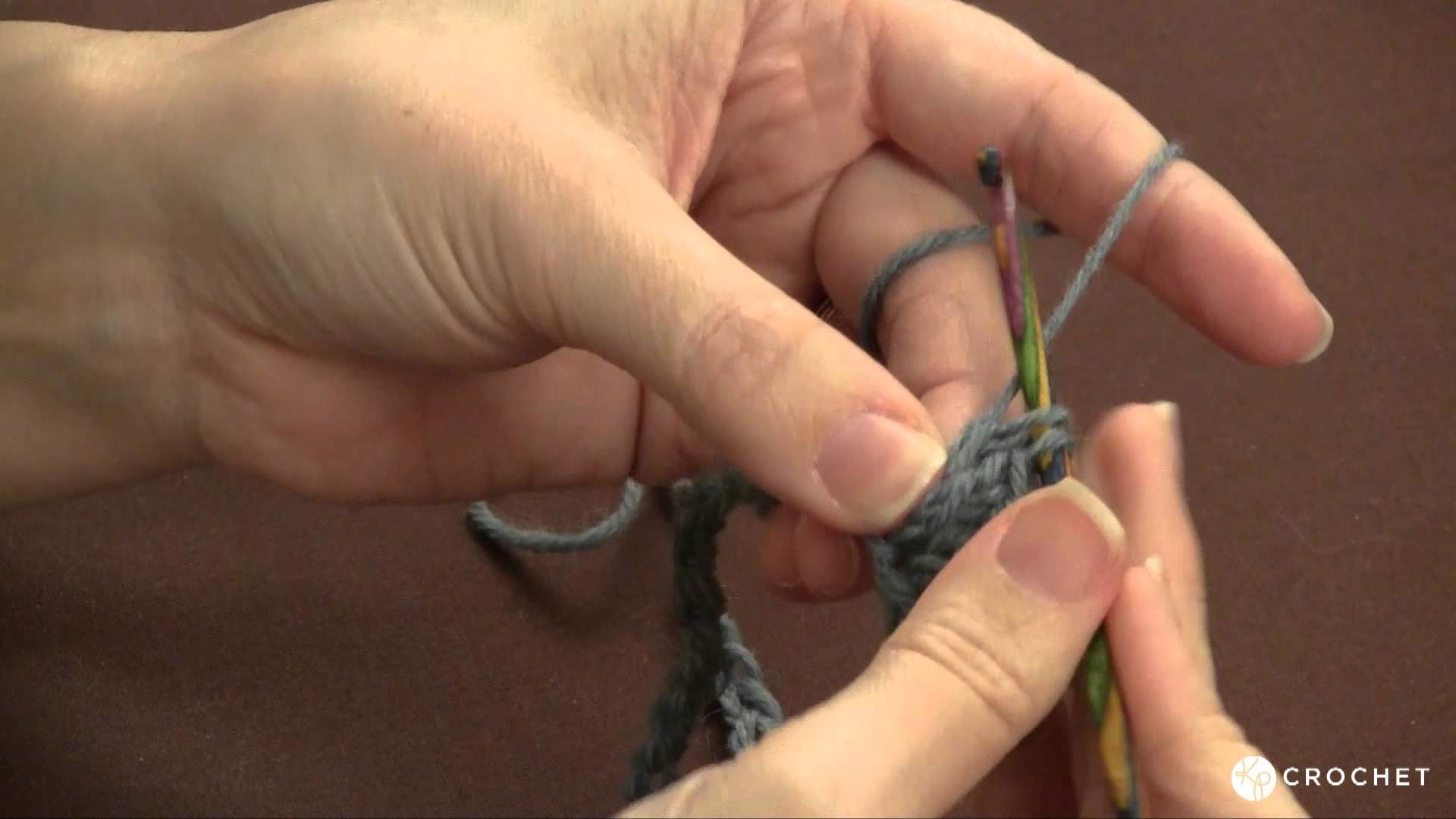 Learn to Crochet: the basic ripple stitch