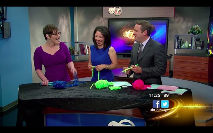 Liat Gat Knit Freedom WLS ABC 7 Chicago Knitting 101