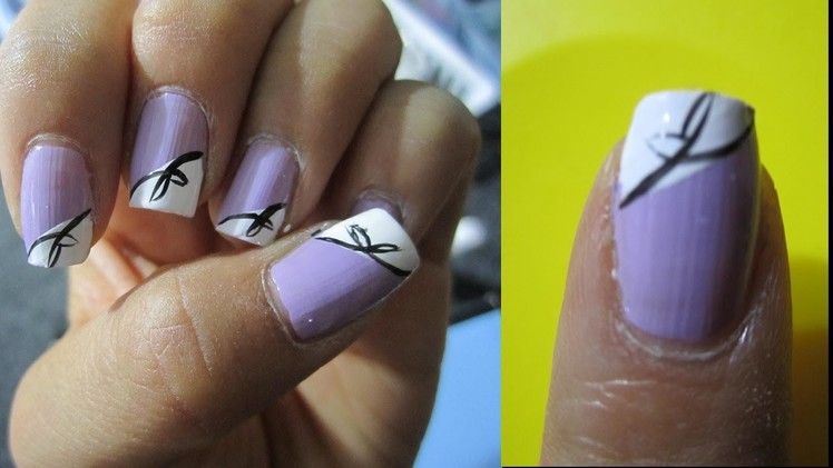 Lilac & Bows Summer Nails Tutorial