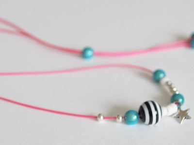 Make an Adjustable Bead and Cord Necklace - DIY Style - Guidecentral