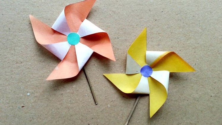 Make Fun Paper Windmill - DIY  - Guidecentral