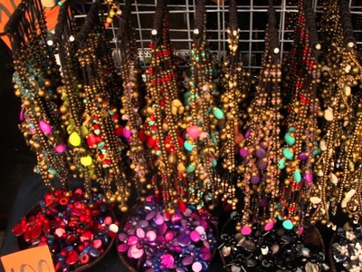 Necklaces and Bracelets and Beads at the Famous Bangkok Weekend Market!!