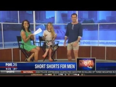 New style for men: short shorts