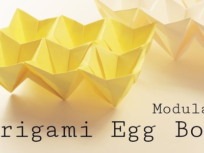 Origami Easter Egg Box Tutorial (Modular)