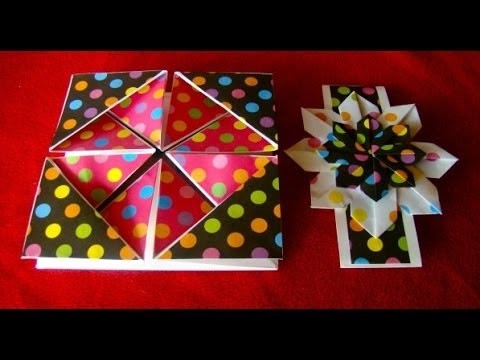 Origami Maniacs 129: Origami Card Made with the Windmill Base