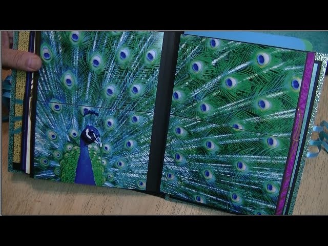Peacock Wedding Album Crafty Share ~ Noreen's Kitchen